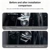 CHTPAV4Pcs Car Door Lock Shock Absorber Protective Buckle Cover Sticker For Nissan Qashqai J11 J10 Sylphy N7 Teana Note Navara Patrol