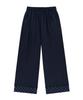 OJOS Hotfix Logo Wide Sweatpants / Navy
