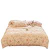Women's Plush Velvet Fleece Bedding Set: Flannel Duvet Cover and Sheets
