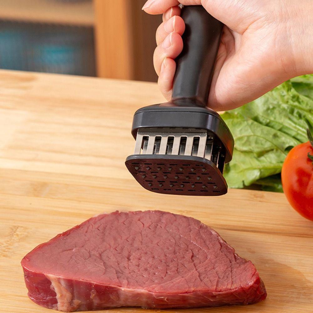 Automatic Rebound Meat Tenderizer Needle Stainless Steel Needle Point Meat Softener  Turkey