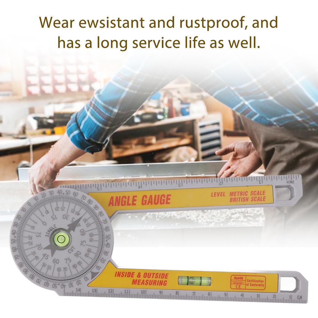 High Precision Angle Finder Rustproof Miter Angle Ruler New Measuring Tools For Building Trades