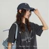 Baseball Distress Plain Color Solid Style Broken Women  Men Her Him For Fresh Caps Peaked Hats Sunshade Personal Versatile Gold Stamping Ins