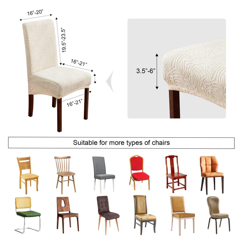 Leopard Print Mid-Back Chair Cover, All-Season Stretch Slipcover, Home Dining Chair Protector