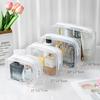 Large Capacity Transparent Waterproof PVC Cosmetic and Toiletry Travel Bag with Portable Zipper