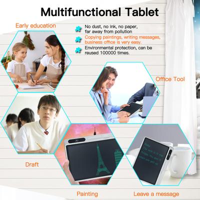 LCD Writing Tablet 10.1 Inch Doodle Drawing Pad Business Handwriting Board with PU Cover Magnetic
