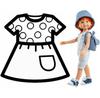 Clothes for Paola Reina Dolls Hat 32cm