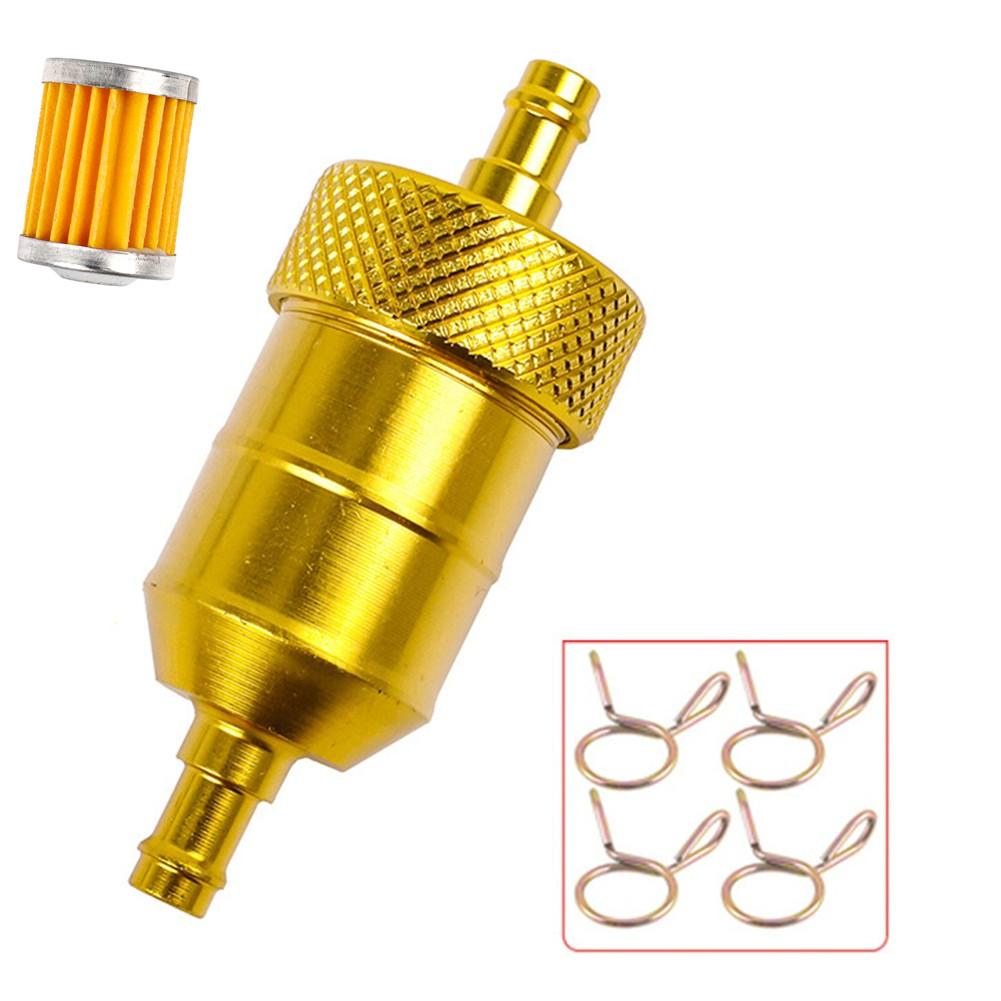 Hliníkový palivový filtr Inline filtr Motocyklový palivový filtr