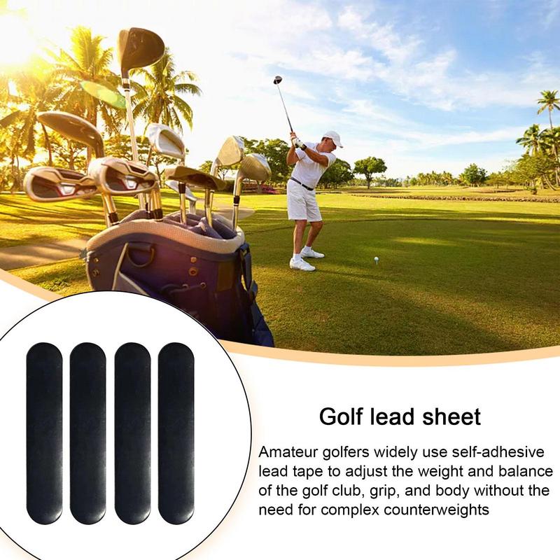 Golfer Adhesive Lead Tape Strips Add Swing Weight To Golf Club Tennis Racket Iron Putter For Driver Iron Putter Tennis Racket