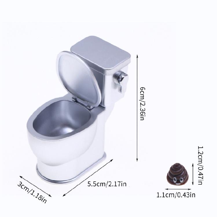 Detailed Dollhouses Bathroom Toilet Simulation Accessory With Sound Feature Ideal For 1/12 Scale Miniature Furniture