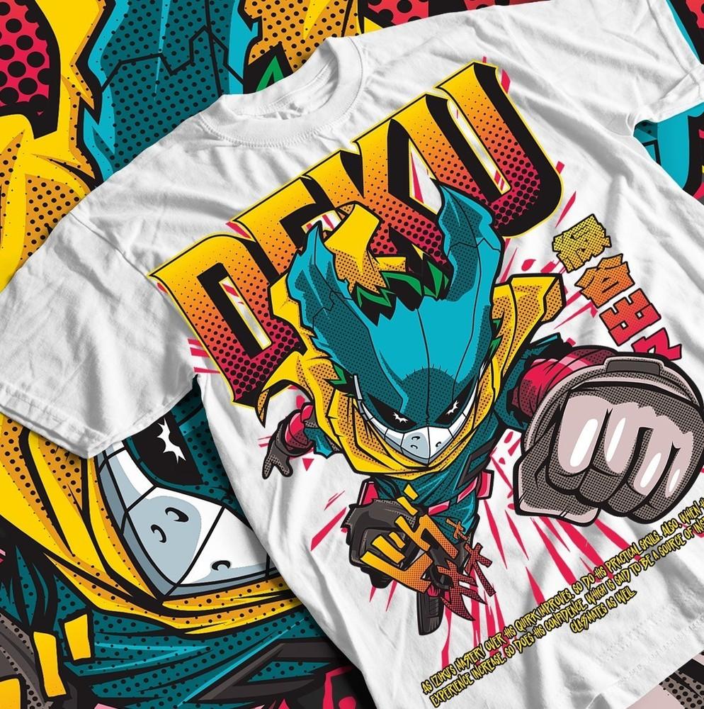 

Deku T-Shirt, Anime Gift Shirt, My Hero Academia Tee, Izuku Midoriya Top, M