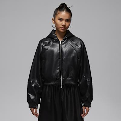 Jordan Flight Women s Faux Leather Jacket S