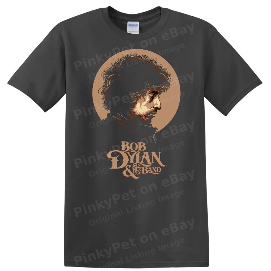 Dylan Profile Vintage Music Art Unisex T Shirt Graphic Portrait Tee