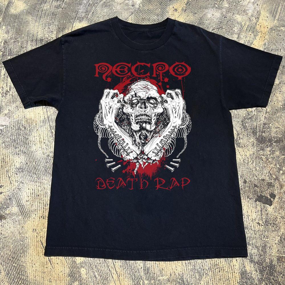 

Коллекция футболок Death Rap Necro Rap Tee Полный размер от S до 5XL Унисекс Футболка S