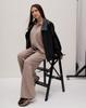 Women's Jacket H 1225 M Black Eco-leather
