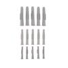 20Pcs M6/M8/M10 Knotted Expansion Tubes Eco-Friendly Nylon/Plastic Expansion Plugs Multi-Specification