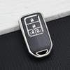 4 Buttons Car Key Case Cover for Honda CR-V Accord Civic Fit HR-V Odyssey Elysion Stepwgn Pilot TPU Key Protector Key Chains