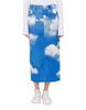 Moschino Cloud Cotton Bull Skirt
