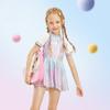 Summer Girls Mermaid Swimsuit Dopamine Princess Kids Swimwear