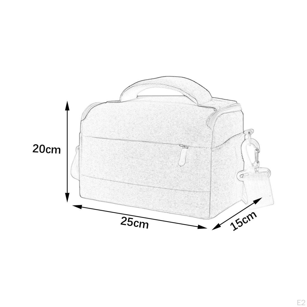 Camera Case with Detachable Strap for Easy Transportation