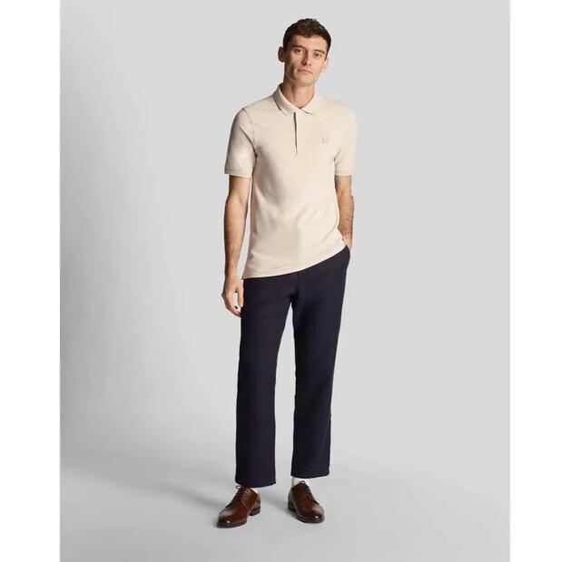 Lyle & Scott Tonal Eagle Plain Short Sleeve Polo