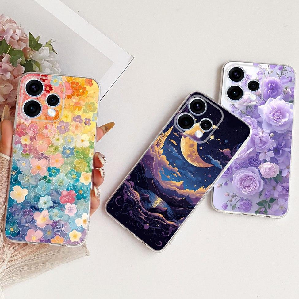 For Oppo Reno 15 5G Case Cover Transparent Fashion Butterfly Cute Cat Cool Painted Soft Bumper For Oppo Reno 15 CPH2825 Casing