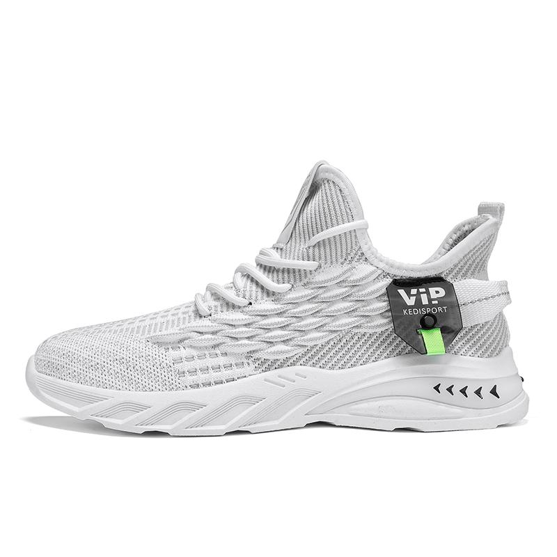 Soft Sole Thin Mesh Breathable Coconut Sports Shoes by Flying Weaving Summer Thick Bottom Men's Running Casual Shoes