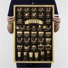Nostalgic Vintage Bar Cafe Decoration Premium Quality Kraft Paper Poster For Wall