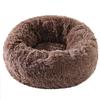 Plush Round Pet Bed: Winter Warm Long-Style for Dogs & Cats