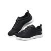 Skechers Comfortable Shock-Absorbing Durable Waterproof Breathable Low-Top Casual Shoes Women Sneakers Black 104489-BKW