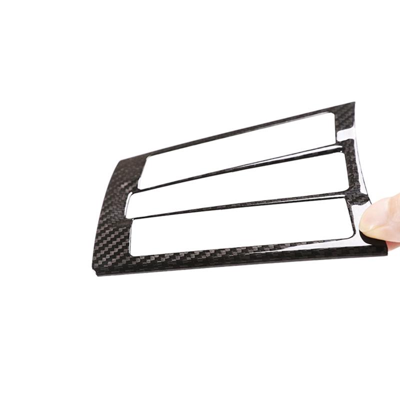 For Porsche 911 718 2012-2019 Dry Carbon Fiber Central Control Mode Switch Button Panel Trim Sticker Car Replacement Accessories