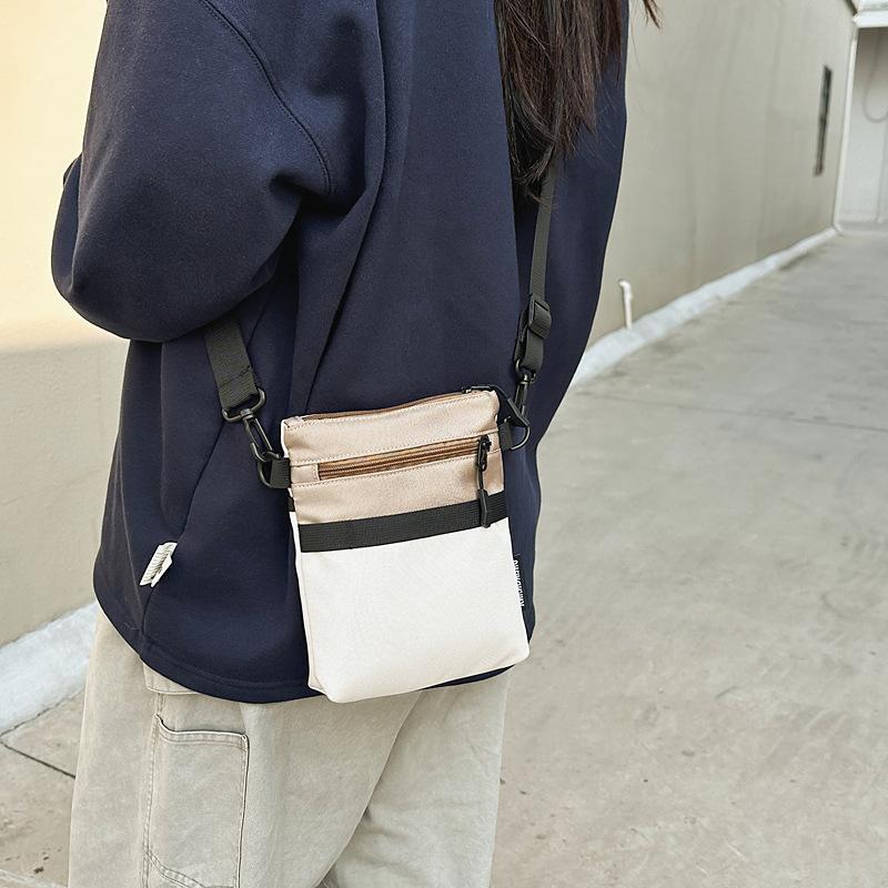 Lightweight multi-function mobile phone bag, sports vertical mobile phone bag, men's messenger bag, women's neck shoulder bag, trendy and cool