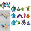 Monsters 12 Pcs University Sully  Mike Anime Action Figure Kids Xmas Gift Toy