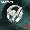 CopperGeometric Zircon 7-10# Ring For Women - Vintage Elegant And Noble Party Jewelry