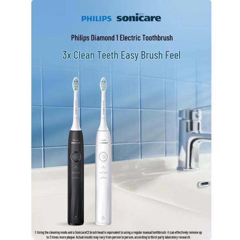 

Philips HX5070 DiamondClean 1 Series Electric Toothbrush CN plug (adapter included)