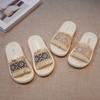 Girls Slippers Weave Tassels Ethnic Style Kids Princess Shoes for Summer 2025 New Children Beach Shoes Soft Sole Ins Trend Sweet