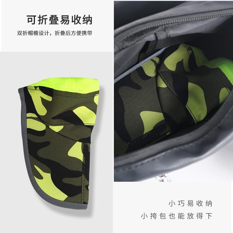 Frühling und Sommer neue leichte Laufkappe Herren Outdoor-Sport Schnelltrocknend Atmungsaktiv Faltbar Camouflage Baseballkappe