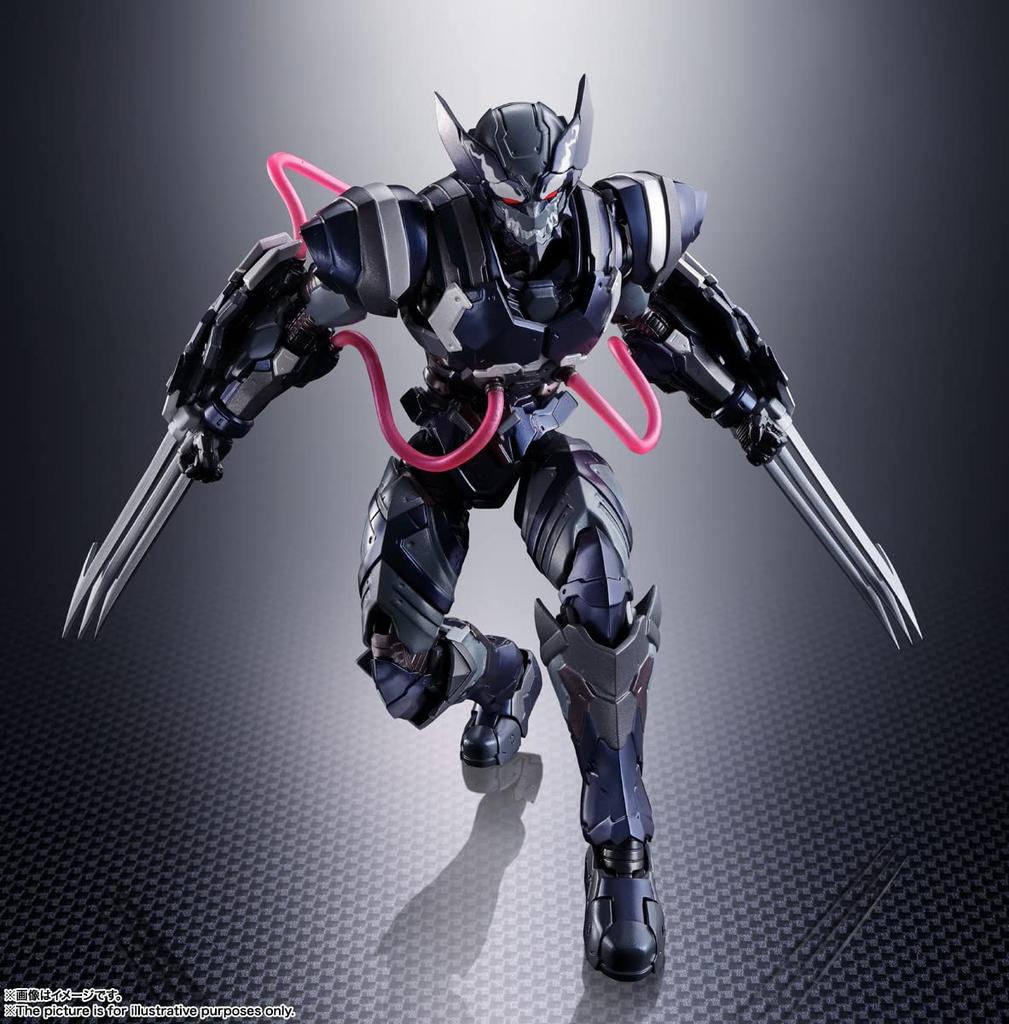 TAMASHII NATIONS Tech on Avengers Venom Symbiote Wolverine 160mm ABS PVC Painted Action Figure BAS64165 S.H.Figuarts Approx. &