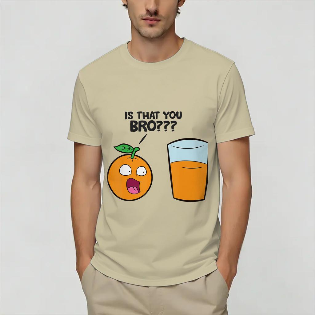 Funny Annoying Oranges Cotton T Shirt For Unisexs Summer Y2K Basic T Shirts Crewneck Novelty Tee Shirt Oversize Pattern Clothes