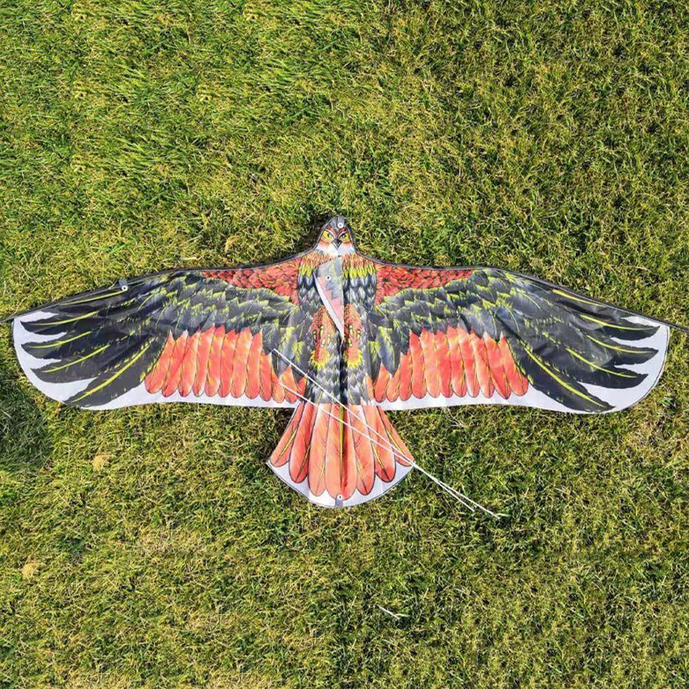 Interactive Toys Gift For Children Easy Fly Flying Toys Flat Eagle Kite Kids Toys Flying Bird Kite
