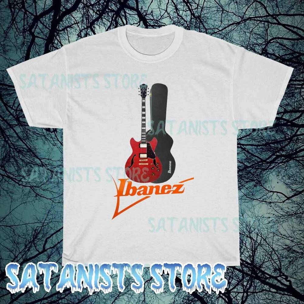 New Ibanez Guitar Active Logo Men's T-shirt funny size S to 5XL