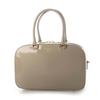 Christian Villa 2-Wege-HandtascheUmhängetasche für Damen, Hergestellt in Italien mit Glasleder, 6150 (BEIGE)
