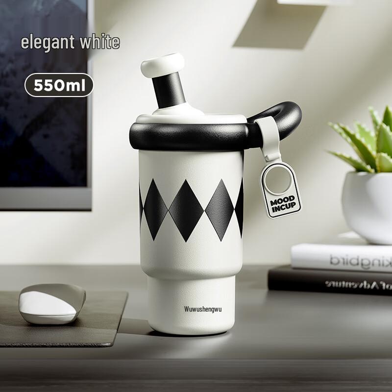 WUSHIWUS Emily 550ml Stainless Steel Insulated Straw Tumbler