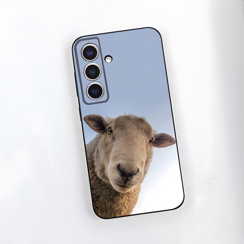 Cartoon Niedliches Schaf Handyhülle Für Samsung S26 S25 Plus S20 S20 Plus S22 Ultra S23 FE S21 Plus S21 Ultra Weiche Hülle