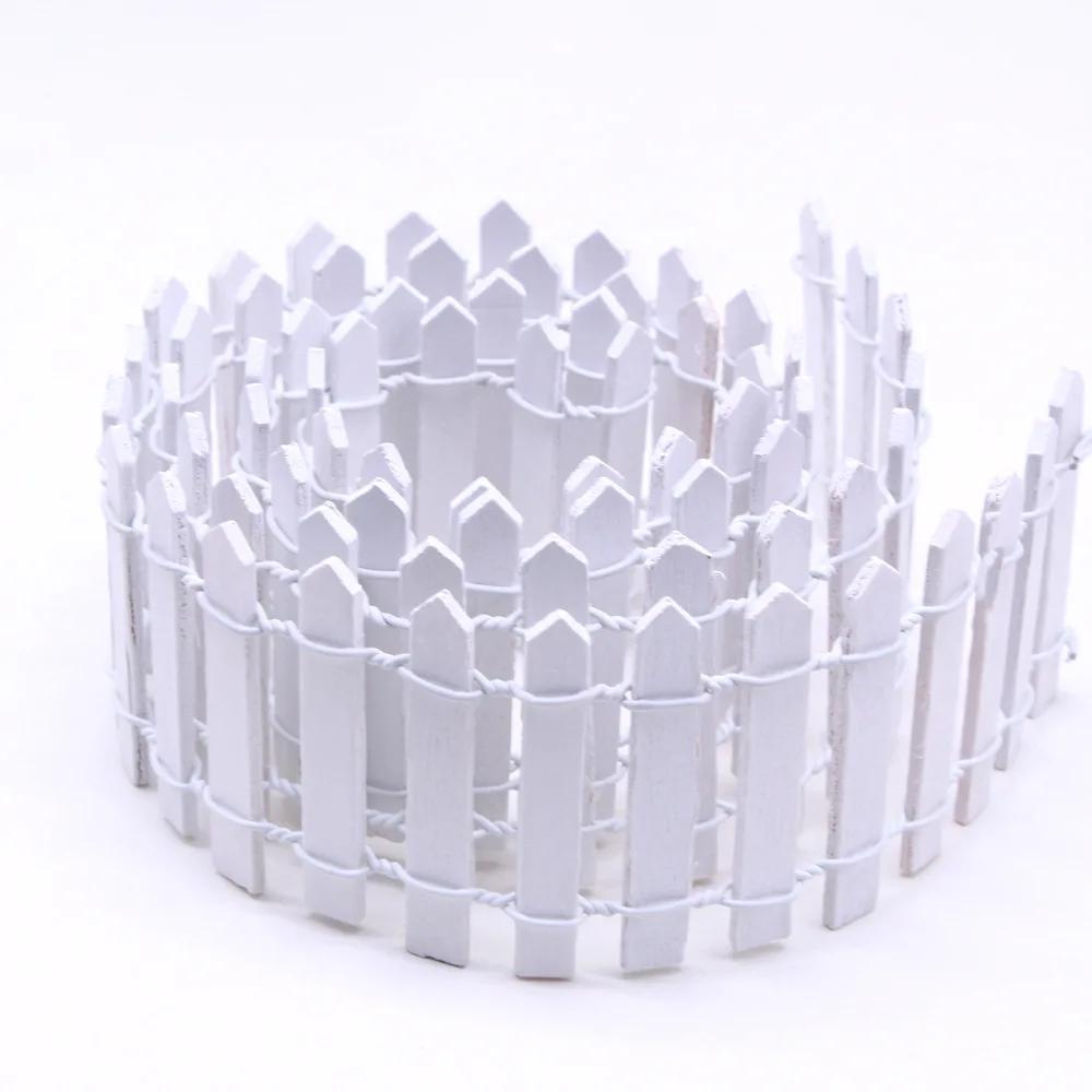 1 шт. 5 * 90 см Миниатюрный ландшафтный забор Кукольный домик Садовое украшение Забор Суккулентный Деревянный забор Ювелирные изделия