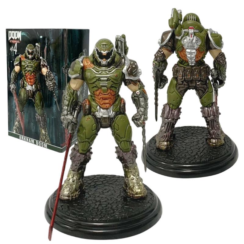 21.5cm Anime Game Doom Eternal Hunter big and strong Action Figure Mchanical Sense Model Toys Collection Festival Gifts