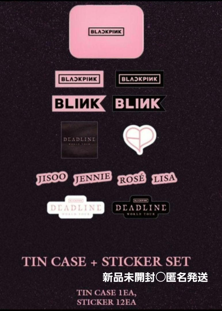 

[Б/У] BLACKPINK DEADLINE Сеульский концерт Жестяная коробка Стикер
