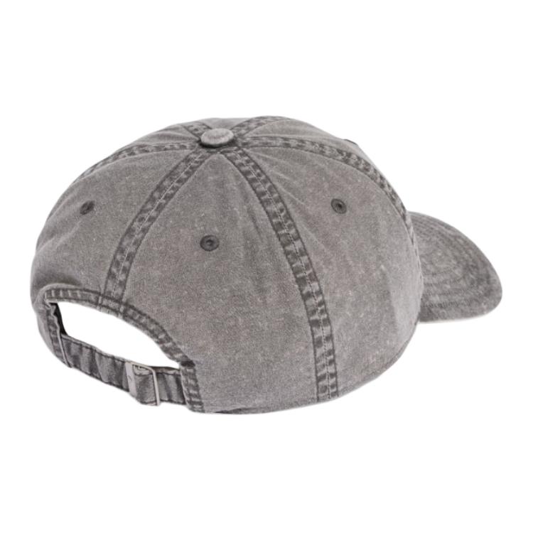 Adidas Originals D-Ring Buckle Embroidered Trefoil Design Cotton Baseball Cap Unisex hats Black KE0856