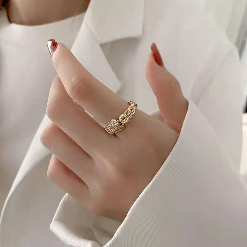 Trendy Minimalist Crescent Moon Adjustable Women s Ring Adjustable