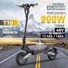 OOTD T10 E-tõukeratas Tippvõimsus 900W Aku 48V 13,5/18 Ah LED-ekraan Elektriline tõukeratas täiskasvanutele 11-tollised maastikurehvid EScooters