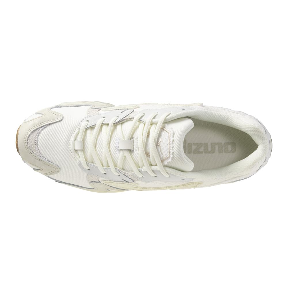 Mizuno Wave Rider 10 Casual X Size 2E Sneakers, Fashion, Unisex, Off-White White, 25.5 Cm,